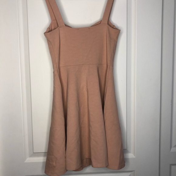 Pink/Nude Forever 21 Mini Dress - Picture 3 of 6